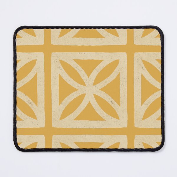 Item preview, Canary yellow floral breeze block designed and sold by charlotte condie.
