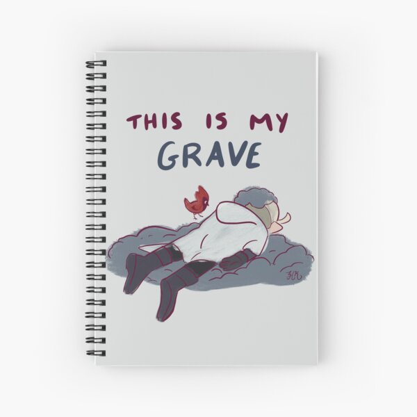 "This Is My Grave" Hunter The Owl House Spiral Notebook
