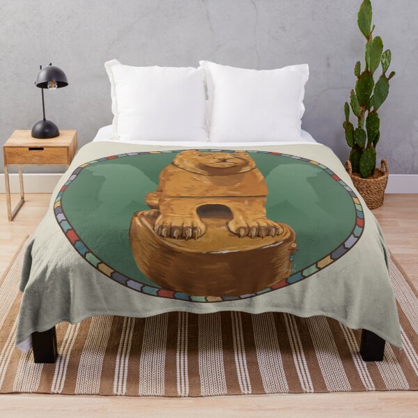 Item preview, Ancient Egyptian pottery lion designed and sold by Aakheperure.
