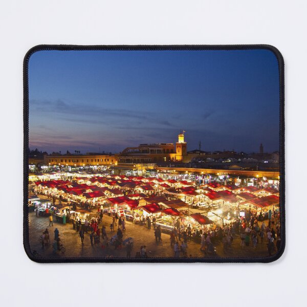 Artikelvorschau, Platz Jamaa El Fana Marrakesch Nacht Marokko Maroc entworfen und verkauft von NapiStore.