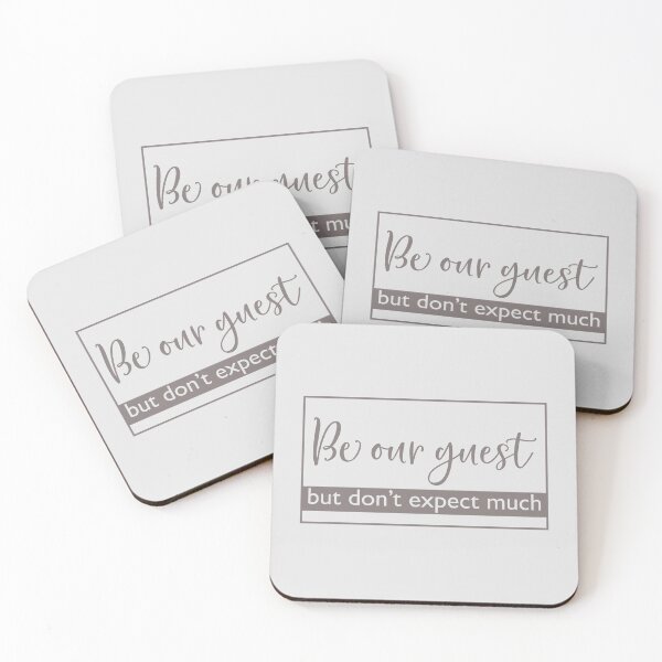 Item preview, Be Our Guest But Don't Expect Much | Doormat designed and sold by Wagdy-online.