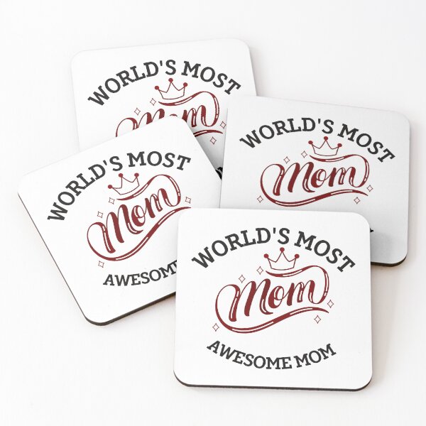 Item preview, World's Most Awesome Mom designed and sold by BronikowskiART.