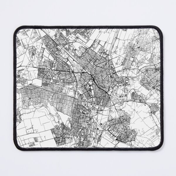 Item preview, Utrecht White Map designed and sold by multiplicitymap.