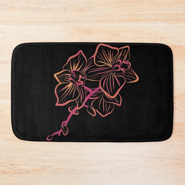 Item preview, Sunset Colored Orchids - Digital Art designed and sold by TLGdrawings.
