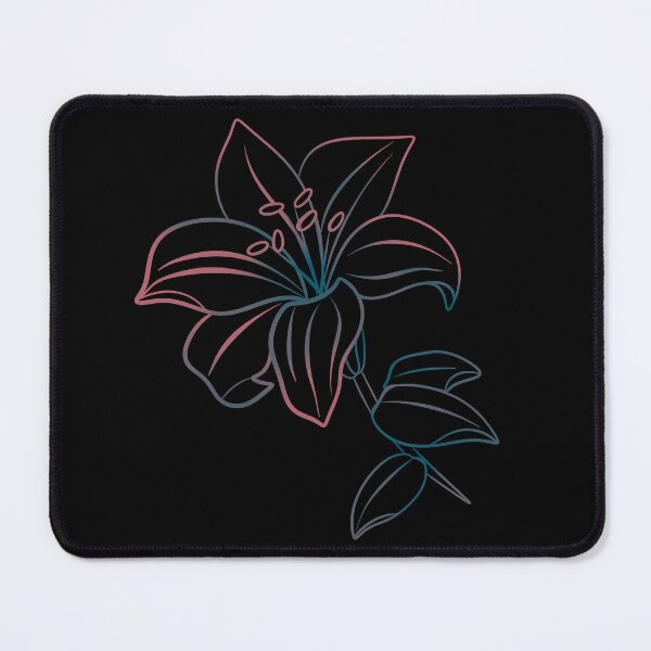 Item preview, Pink & Blue Lily - Digital Art designed and sold by TLGdrawings.