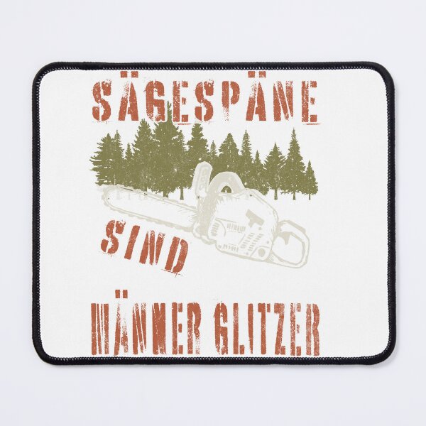 Item preview, Sägespäne Sind Männer Glitzer Kettensäge designed and sold by Wildchagapicker.