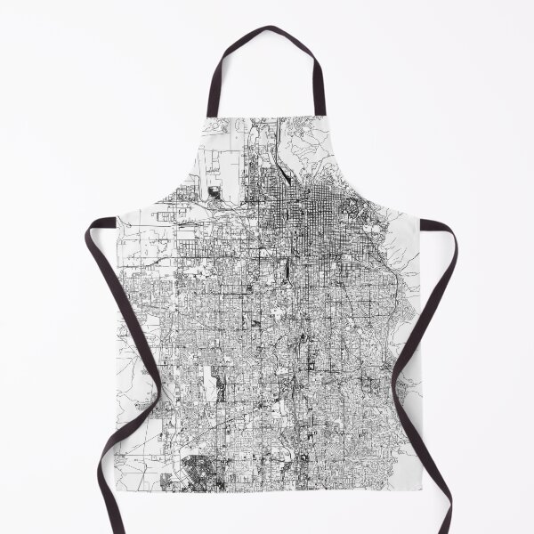 Item preview, Salt Lake City White Map designed and sold by multiplicitymap.