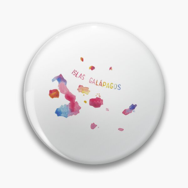 Item preview, Galapagos Map Sticker designed and sold by SharlaPaints.