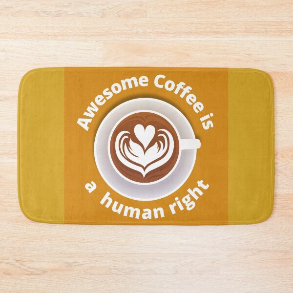 Item preview, Awesome Coffee is a human right for coffee lovers designed and sold by LGMmugsdesign.