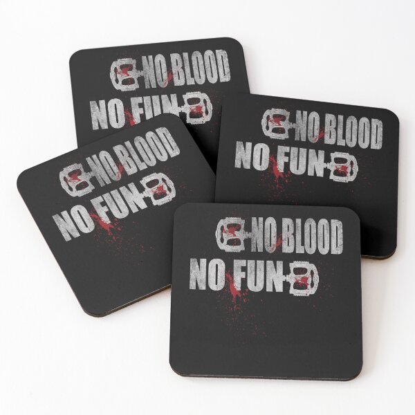 Item preview, No Blood No Fun Biker Mountainbiker designed and sold by Wildchagapicker.