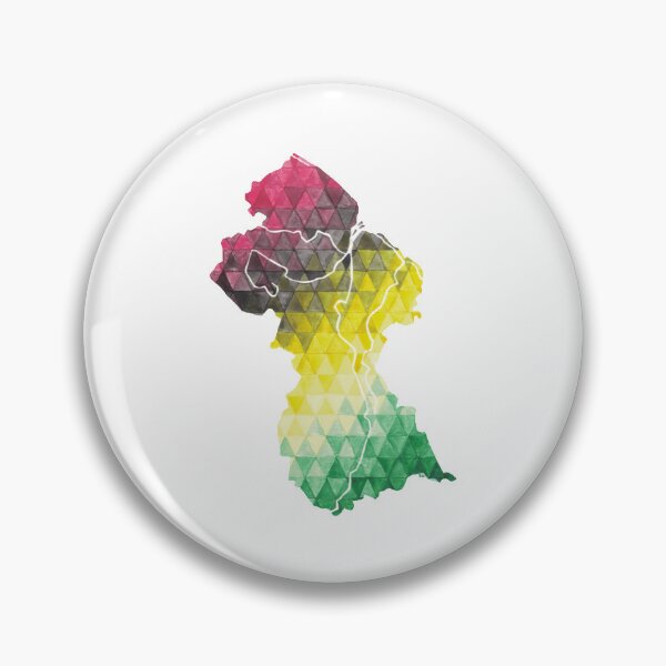 Item preview, Guyana Map Sticker designed and sold by SharlaPaints.