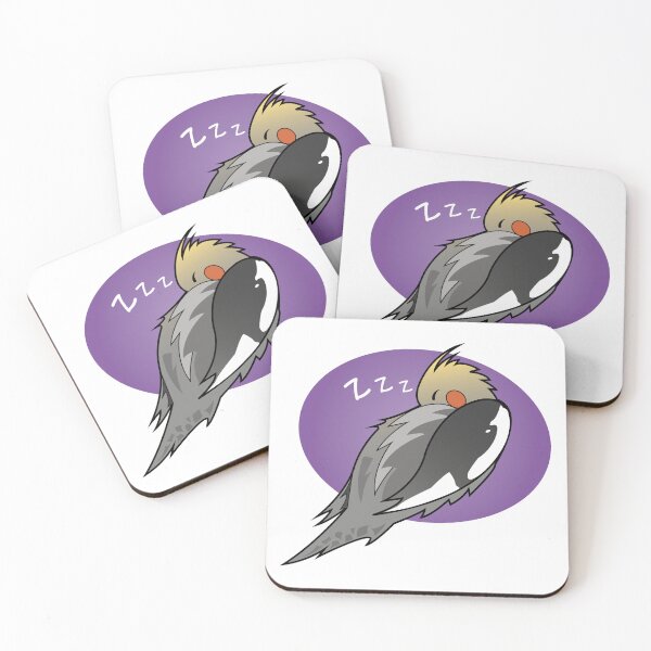 Item preview, Sleepy Cockatiel designed and sold by ArtsyAmbino.