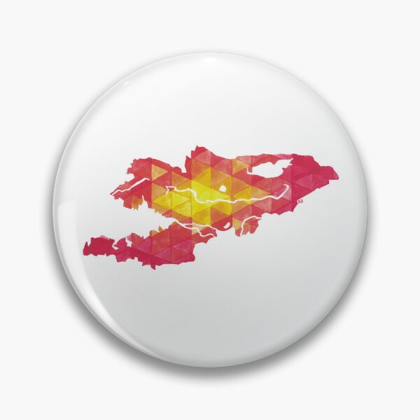 Item preview, Kyrgyzstan Map Sticker designed and sold by SharlaPaints.