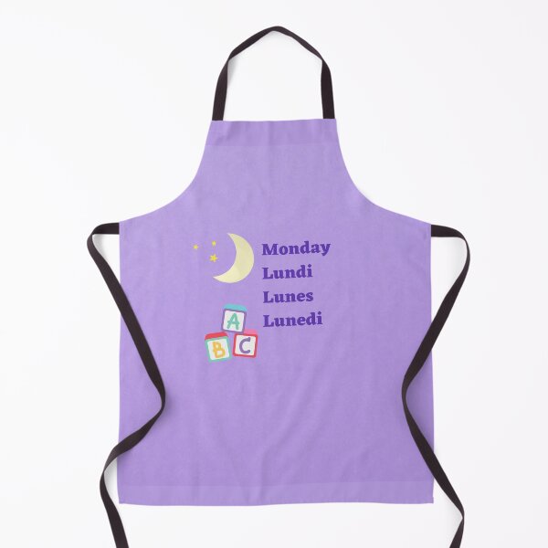 Item preview, Monday In English French Spanish Italian designed and sold by debmund.