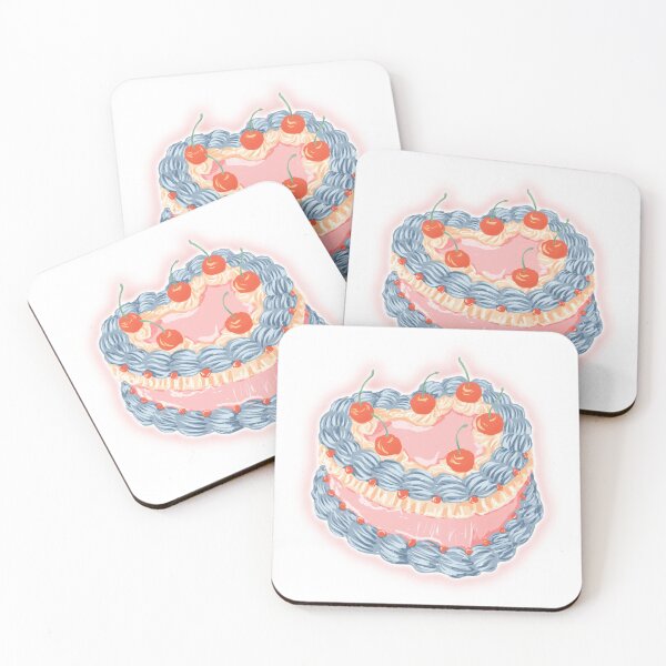 Item preview, Vintage Cherry Buttercream Cake designed and sold by tartagain.