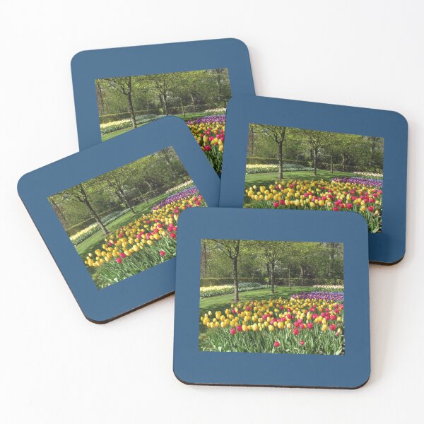 Item preview, Multicoloured Tulips - Keukenhof Gardens   designed and sold by AestheticGoodc.
