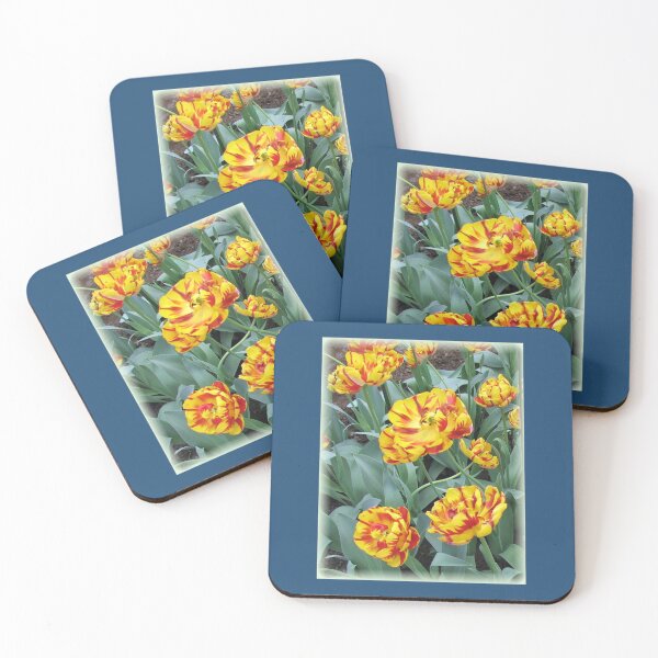 Item preview, Two-Tone Orange Tulips Vignette   designed and sold by AestheticGoodc.