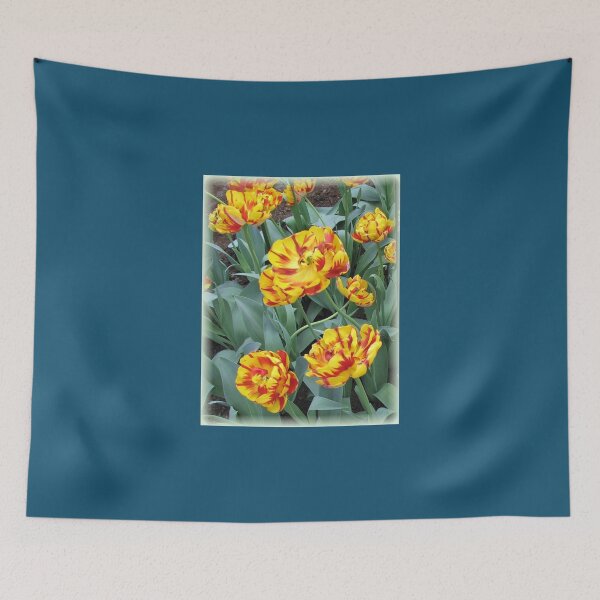 Item preview, Two-Tone Orange Tulips Vignette   designed and sold by AestheticGoodc.