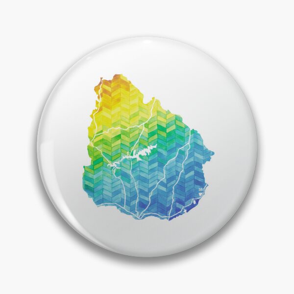 Item preview, Uruguay Map Sticker designed and sold by SharlaPaints.