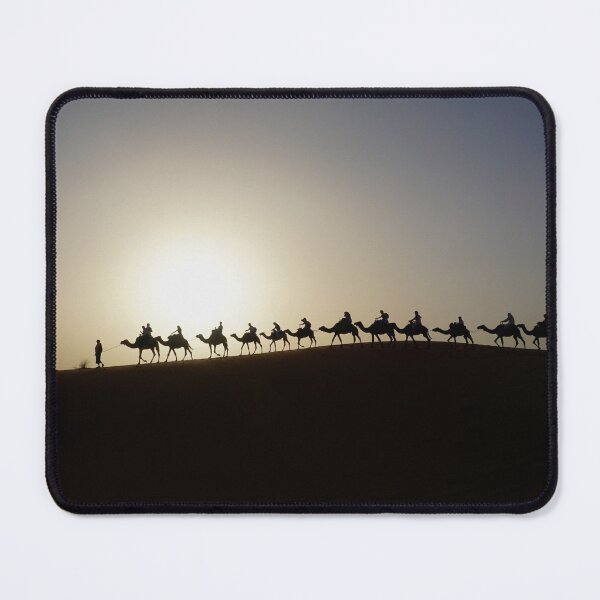 Item preview, Camel Caravan Erg Chebbi Dune Desert Sahara Morocco Maroc designed and sold by NapiStore.