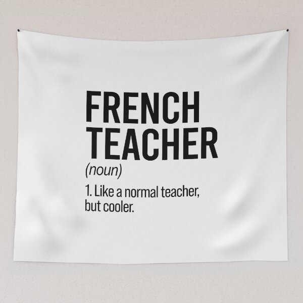 Aperçu de l'œuvre Professeur de français Comme un professeur normal mais plus cool créée et vendue par JohnGrandon.