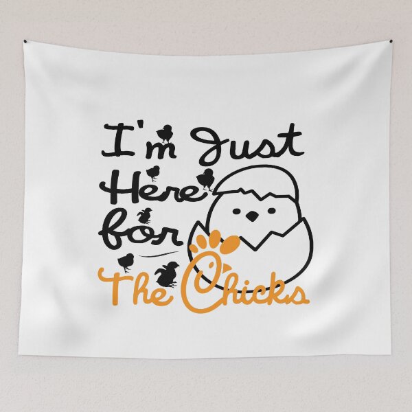 Item preview, Im Just Here For The Chicks Cute Easter designed and sold by TeesSHop01.