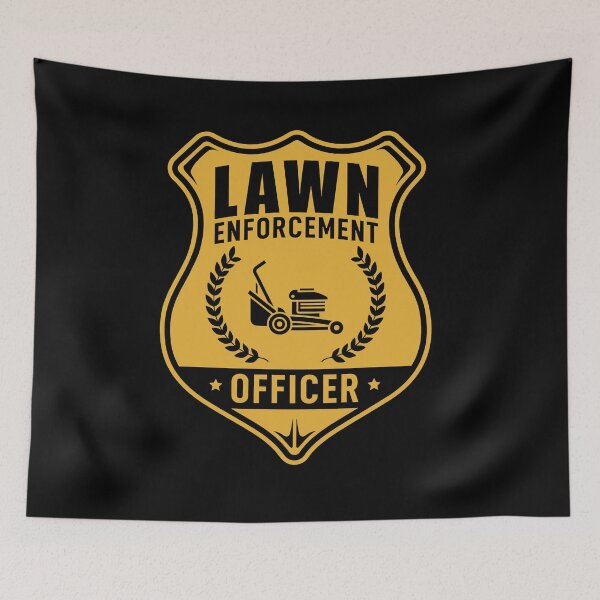 Item preview, Lawn Enforcement Officer Gardening Lawn Mower Tshirt designed and sold by JoseMoody3031.