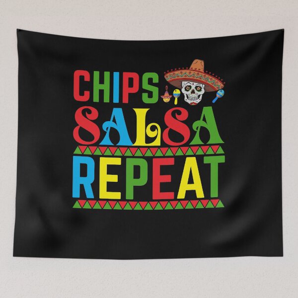 Item preview, Chips Salsa Repeat designed and sold by NanoYell.