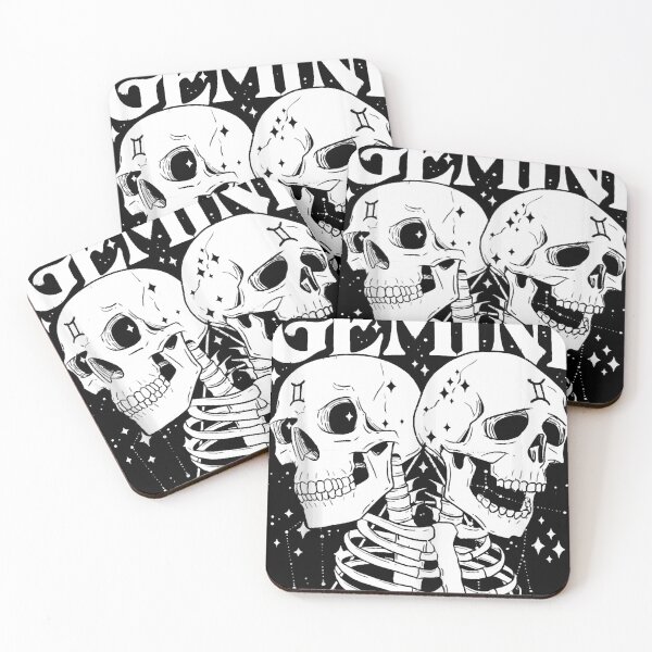 Item preview, Blackcraft Zodiac Signs Gemini Skull Magical Witch earth designed and sold by bonderclkapfers.