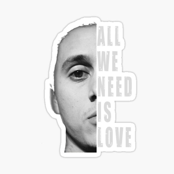 Canserbero Love All I Need Is Love Sticker For Sale By Drumsdrumphlx Redbubble