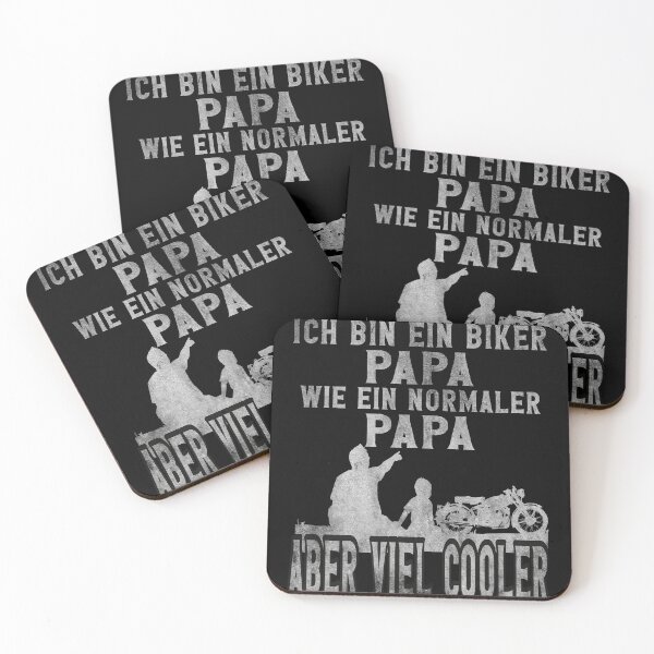 Item preview, Ich Bin Ein Biker Papa Vatertag Motorrad designed and sold by Wildchagapicker.