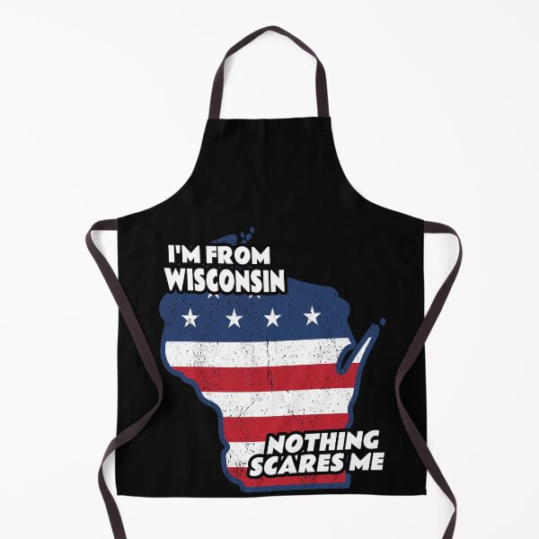 Item preview, Distressed I'm From Wisconsin State WI Nothing Scares Me design designed and sold by Merchking1.