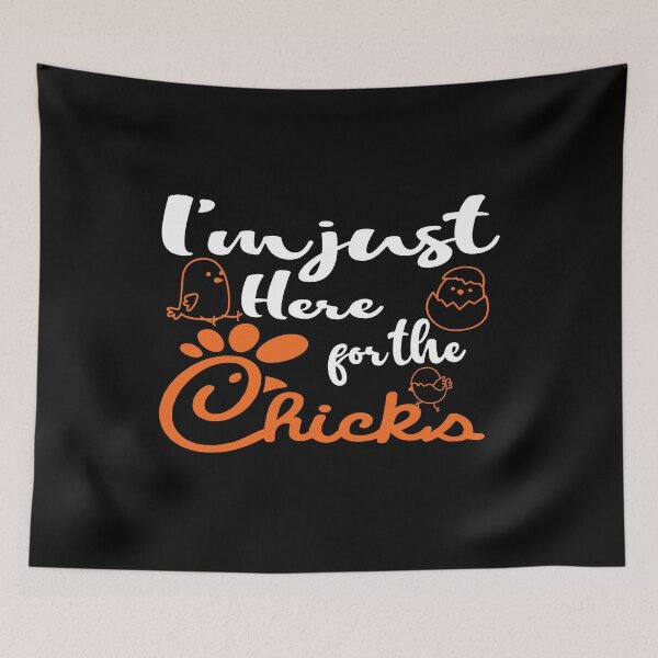 Item preview, Copy of Im Just Here For The Chicks Cute and funny designed and sold by TeesSHop01.