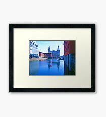 Liver Building from Princes Dock Framed Print