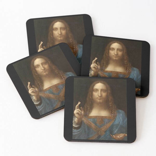 Item preview, Jesus by Leonardo Da Vinci Classic Renaissance Artwork Art Premium T-Shirt designed and sold by AlexisNeymar.