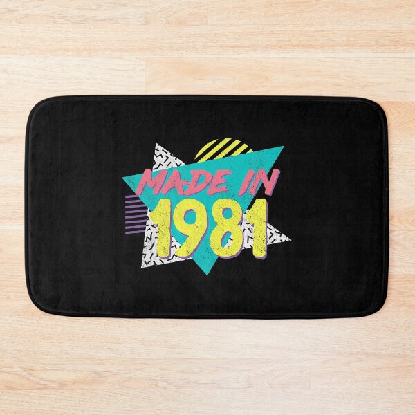 Item preview, Made In 1981 Retro Vintage 80's 90's 41st Birthday T-Shirt designed and sold by AlexisNeymar.