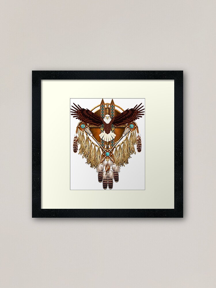 "Bald Eagle Mandala" Framed Art Print for Sale by NaumaddicArts | Redbubble