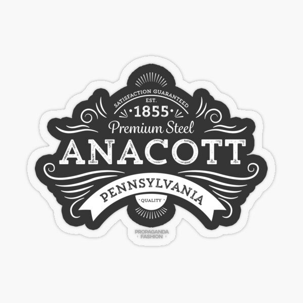 Anacott Steel Logo Transparent Sticker