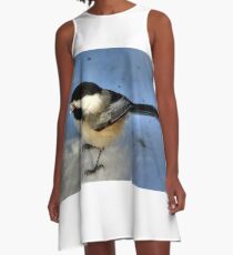 Chick-a-dee-dee-dee A-Line Dress