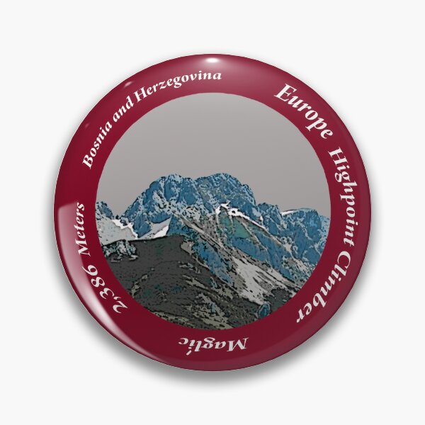 Item preview, Bosnia and Herzegovina Europe Highpoint Climber designed and sold by janraydesigns.