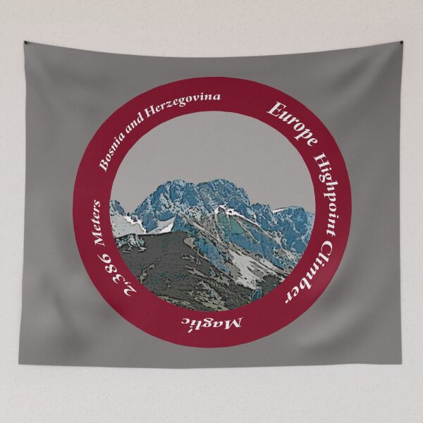 Item preview, Bosnia and Herzegovina Europe Highpoint Climber designed and sold by janraydesigns.