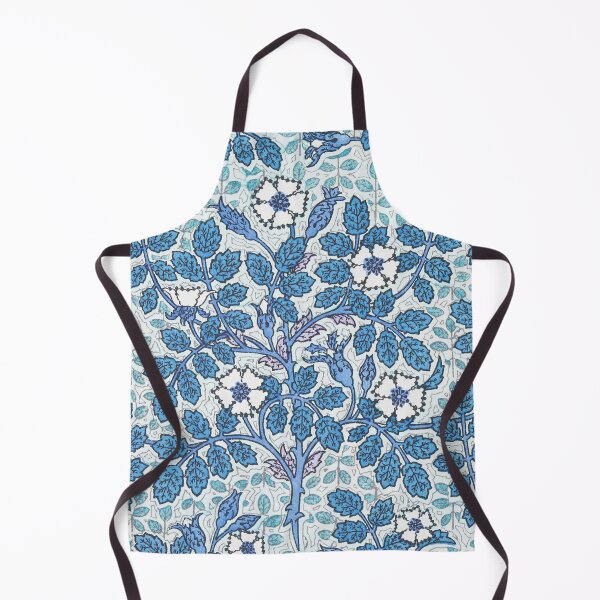 Item preview, Art nouveau, Wild Rose Flower, Blue and White Classic Pattern designed and sold by Jaydee001.