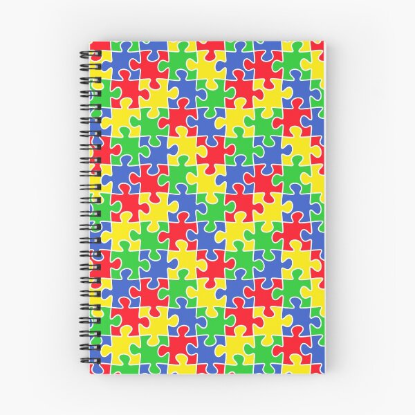 Item preview, Colorful Puzzle Pieces Autism Awareness April designed and sold by LarkDesigns.