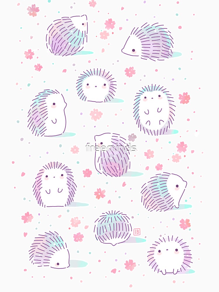 Spring Hedgehog Pattern by freeminds