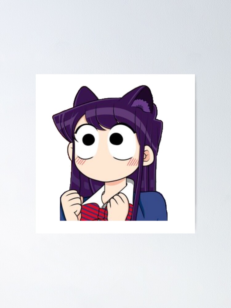 Blushing Komi-san Poster for Sale by PegShop