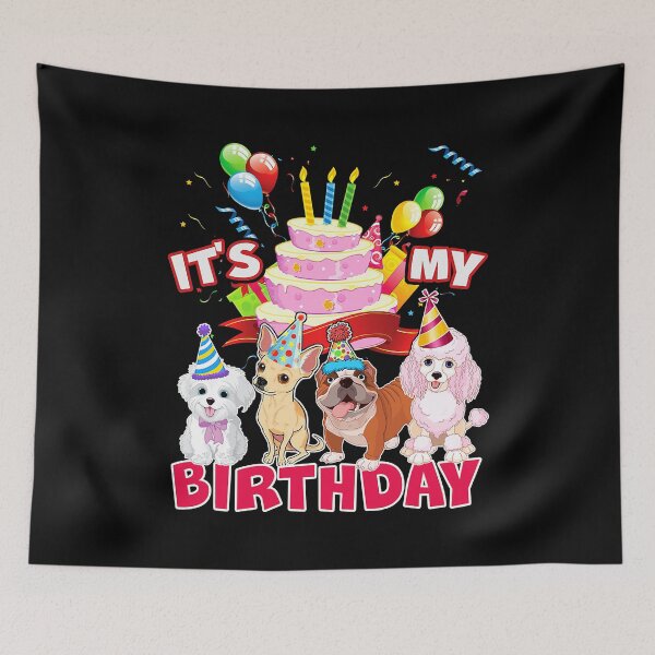 Item preview, Cute Its My Birthday Dog And Puppy Theme Party Day Costume designed and sold by BernardMurray.