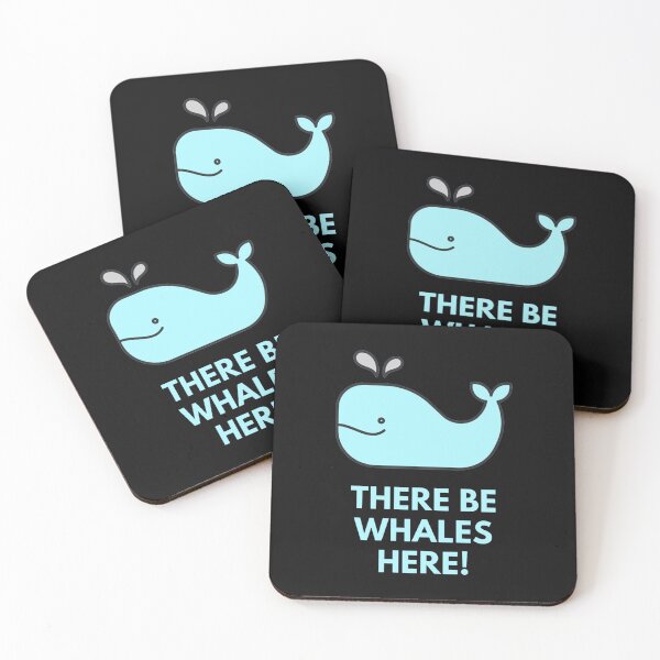 Item preview, There Be Whales Here designed and sold by LeoNeuner.