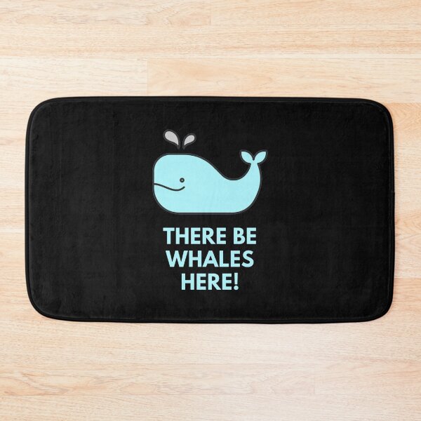 Item preview, There Be Whales Here designed and sold by LeoNeuner.