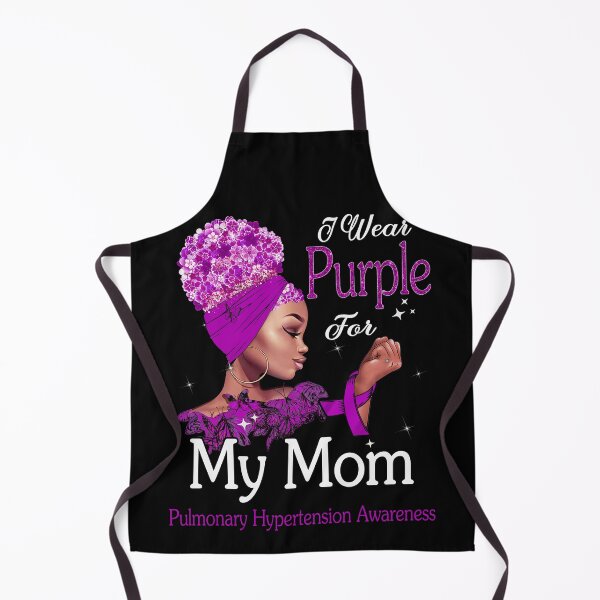 Item preview, Pulmonary Hypertension Awareness Black Girl I Wear Purple For My Mom designed and sold by tenjun16.