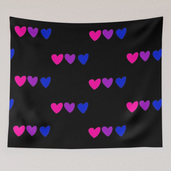 Item preview, Bisexual Pride Flag Heart Stickers Sticker designed and sold by AbuVodena.